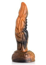 Load image into Gallery viewer, Creature Cocks Ravager Rippled Tentacled Monster Silicone Dildo - Brown/Orange/Red
