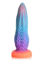Load image into Gallery viewer, Creature Cocks Tenta-Cock Glow In The Dark Silicone Dildo - Glow In The Dark/Multicolor
