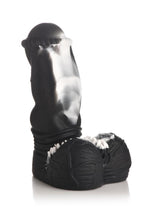 Load image into Gallery viewer, Creature Cocks Venom Silicone Dildo - Black/White
