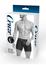 Load image into Gallery viewer, Cruze High Bar Zipper Trunk with Cock Ring - Black - Medium/Small
