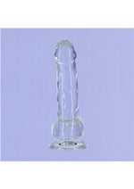 Load image into Gallery viewer, Crystal Addiction Dildo with Balls - Clear - 7in
