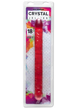 Load image into Gallery viewer, Crystal Jellies Double Dildo - Pink - 18in
