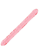 Load image into Gallery viewer, Crystal Jellies Double Dildo - Pink - 18in
