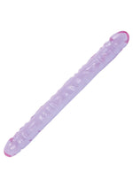 Load image into Gallery viewer, Crystal Jellies Double Dildo - Purple - 18in

