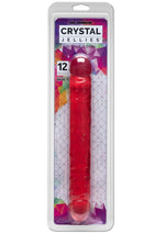 Load image into Gallery viewer, Crystal Jellies Jr. Double Dildo - Pink - 12in
