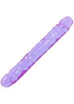 Load image into Gallery viewer, Crystal Jellies Jr. Double Dildo - Purple - 12in
