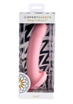 Load image into Gallery viewer, Daze Silicone Curved Dildo with Suction Cup - Pink - 7in
