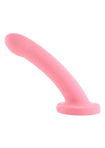 Load image into Gallery viewer, Daze Silicone Curved Dildo with Suction Cup - Pink - 7in
