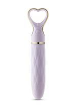 Load image into Gallery viewer, Delice Heartthrob Rechargeable Silicone Vibrator - Lavender Love - Purple
