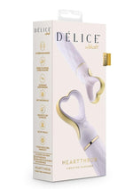 Load image into Gallery viewer, Delice Heartthrob Rechargeable Silicone Vibrator - Lavender Love - Purple

