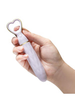 Load image into Gallery viewer, Delice Heartthrob Rechargeable Silicone Vibrator - Lavender Love

