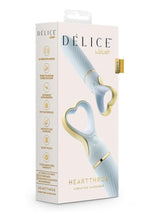 Load image into Gallery viewer, Delice Heartthrob Rechargeable Silicone Vibrator - Something - Blue
