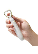 Load image into Gallery viewer, Delice Heartthrob Rechargeable Silicone Vibrator - White Bouquet
