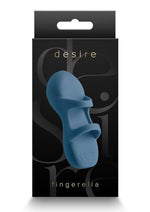 Load image into Gallery viewer, Desire Fingerella Rechargeable Silicone Finger Massager - Purple
