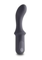 Load image into Gallery viewer, Desire Fortuna Rechargeable Silicone G-Spot Vibrator - Smoke
