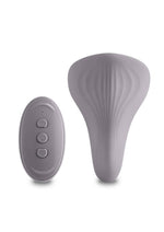 Load image into Gallery viewer, Desire Mantra Rechargeable Silicone Vibrator - Gray/Grey
