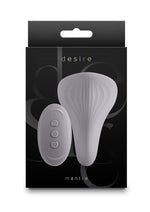 Load image into Gallery viewer, Desire Mantra Rechargeable Silicone Vibrator - Gray/Grey
