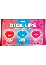 Load image into Gallery viewer, Dick Lips Edible Gummy Cock Rings - 3 Pack
