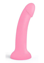 Load image into Gallery viewer, Dildolls Glitzy Silicone Dildo - Pink
