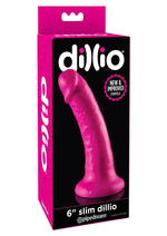 Load image into Gallery viewer, Dillio Realistic Slim Dildo - Pink - 6in
