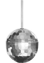 Load image into Gallery viewer, Disco Ball Plastic Cup with Straw Holds - 12oz
