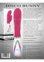 Load image into Gallery viewer, Disco Bunny Rechargeable Silicone Rabbit Vibrator with Dual Stimulation
