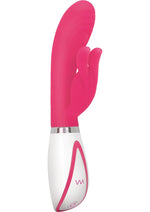 Load image into Gallery viewer, Disco Bunny Rechargeable Silicone Rabbit Vibrator with Dual Stimulation - Pink
