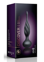 Load image into Gallery viewer, Discover Rechargeable Silicone Anal Vibrator with Remote Control - Black/Rose Gold
