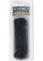 Load image into Gallery viewer, Doc Johnson Japanese Style Bondage Rope - Black - 32 Feet
