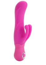Load image into Gallery viewer, Double Dancer Silicone Rabbit Vibrator - Pink
