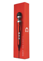 Load image into Gallery viewer, Doxy Die Cast 3 Wand Plug-In Vibrating Body Massager - Metal/Red - Small
