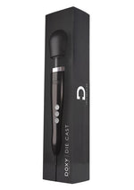 Load image into Gallery viewer, Doxy Die Cast Wand Metal Plug-In Vibrating Body Massager - Black/Metal

