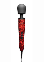 Load image into Gallery viewer, Doxy Original Wand Plug-In Body Massager - Black/Red/Rose Pattern
