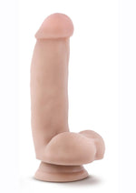 Load image into Gallery viewer, Dr. Skin Dr. Samuel Silicone Dildo with Balls and Suction Cup - Vanilla - 7in
