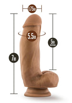 Load image into Gallery viewer, Dr. Skin Silicone Dr. Samuel Dildo with Balls and Suction Cup
