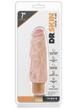 Load image into Gallery viewer, Dr. Skin Cock Vibe 9 Vibrating Dildo - Vanilla - 7in
