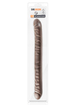 Load image into Gallery viewer, Dr. Skin Double Dildo - Chocolate - 18in
