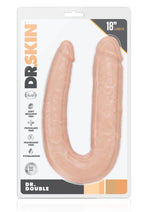 Load image into Gallery viewer, Dr. Skin Dr. Double Dual Penetrating Dildo - Vanilla - 18in

