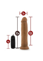 Load image into Gallery viewer, Dr. Skin Dr. Throb Vibrating Dildo with Remote Control
