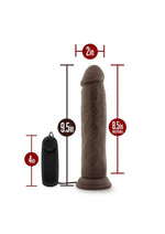 Load image into Gallery viewer, Dr. Skin Dr. Throb Vibrating Dildo with Remote Control
