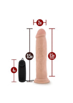 Load image into Gallery viewer, Dr. Skin Dr. Throb Vibrating Dildo with Remote Control
