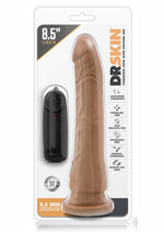 Load image into Gallery viewer, Dr. Skin Vibrating Cock with Suction Cup - Caramel - 8.5in
