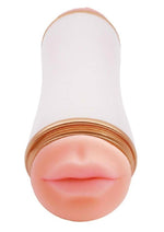 Load image into Gallery viewer, Dream-Lite Double Delight Dual End Realistic Mouth and Vagina Masturbator - Vanilla
