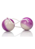 Load image into Gallery viewer, Duotone Orgasm Kegel Balls - Multicolor/Purple/White
