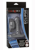 Load image into Gallery viewer, Eclipse Silicone Rechargeable Thrusting Rotator Anal Probe with Remote Control - Gray/Grey
