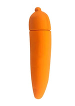 Load image into Gallery viewer, Edgy Veggies Carrot Cake Rechargeable Silicone Vibrator - Orange

