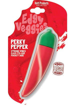 Load image into Gallery viewer, Edgy Veggies Perky Pepper Rechargeable Silicone Vibrator - Green/Red
