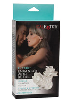 Load image into Gallery viewer, El Toro Enhancer with Beads with Removable Stimulator Waterproof - Clear - 3.5in
