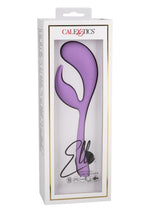 Load image into Gallery viewer, Elle Liquid Silicone Dual Flicker Rechargeable Vibrator - Purple