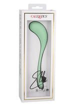 Load image into Gallery viewer, Elle Liquid Silicone Wand Rechargeable Vibrator - Green